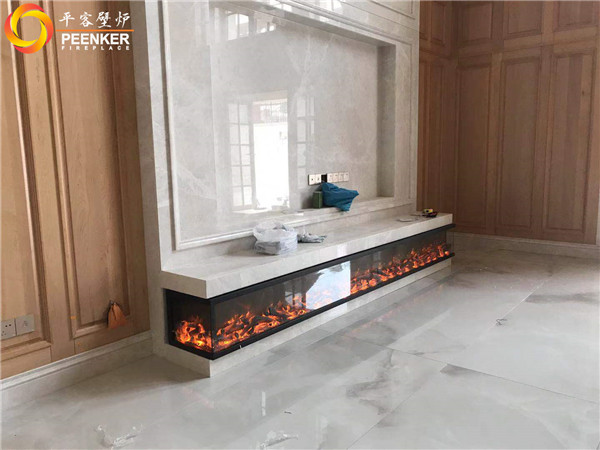 南京象山墅院別墅仿真壁爐安裝.jpg