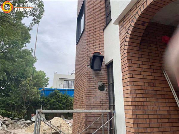 上海湯臣別墅丹麥Morso S101-11壁爐安裝.jpg