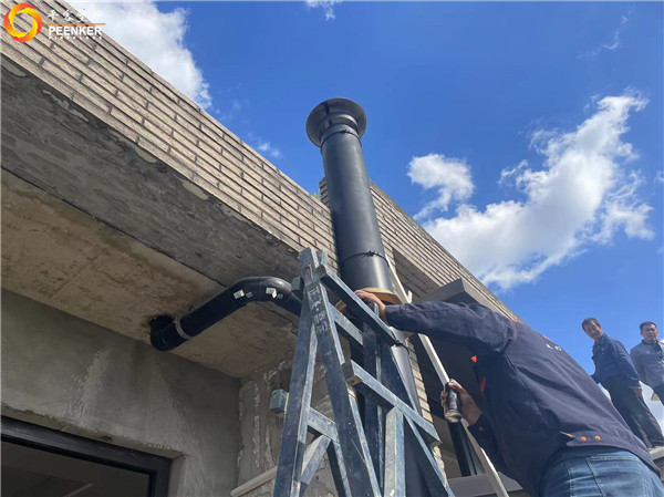 上海風荷麗景別墅丹麥壁爐Morso S101-11安裝.jpg