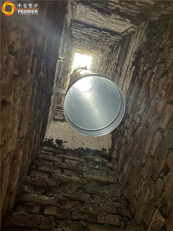 南京苜蓿園別墅丹麥Morso S101-11真火壁爐安裝.jpg