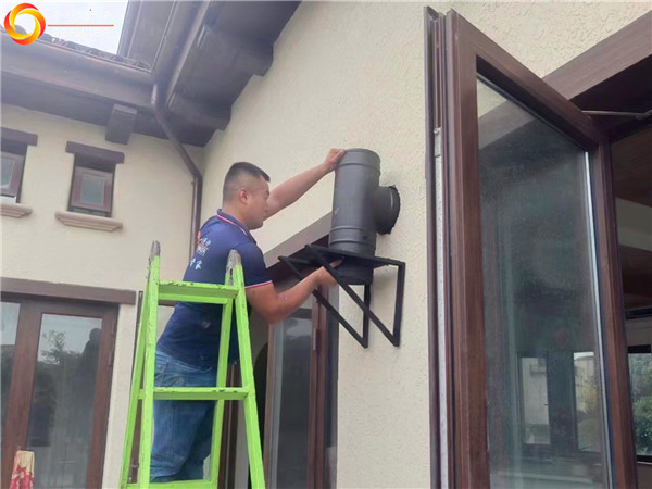 平客壁爐上海悅景莊別墅丹麥Morso 6848進口壁爐安裝.jpg