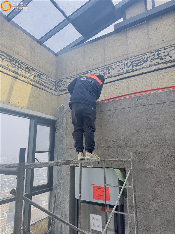 平客壁爐 | 義烏綠城高層頂樓陽光房丹麥Morso S101-12安裝.jpg