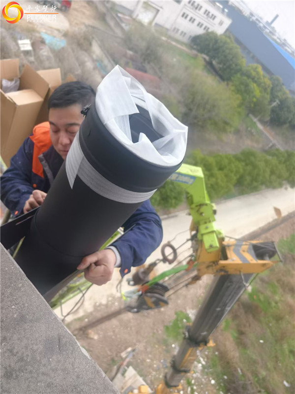 平客壁爐|揚州辦公室丹麥Morso 2110鑄鐵火爐安裝.jpg