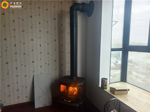平客壁爐|揚州辦公室丹麥Morso 2110鑄鐵火爐安裝.jpg