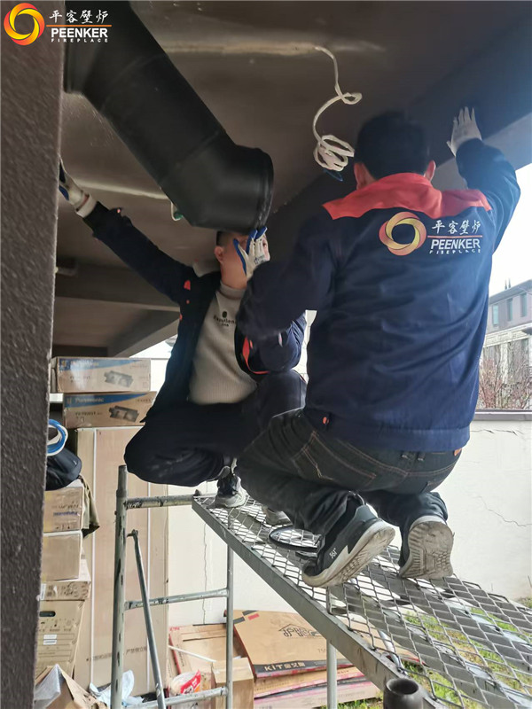 宜興陽羨美廬翰墨軒丹麥Morso S101-11壁爐安裝.jpg