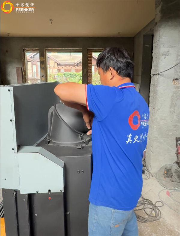 張家口原鄉美麗堅別墅丹麥Morso S101-12壁爐安裝.jpg