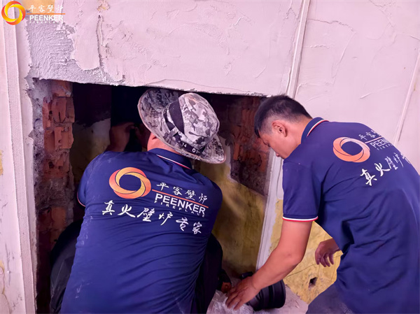 上海別墅丹麥Morso 5660嵌入式壁爐安裝.jpg