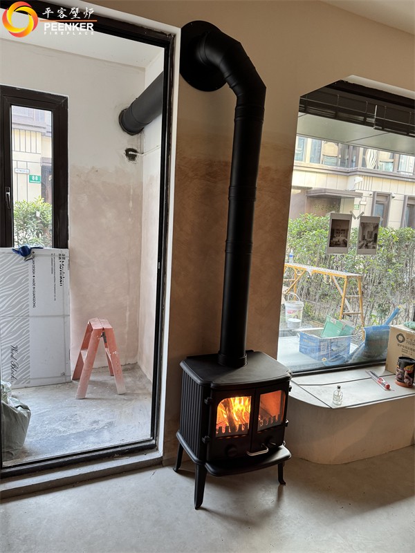 上海佘山望別墅丹麥Morso 2110鑄鐵火爐安裝.jpg