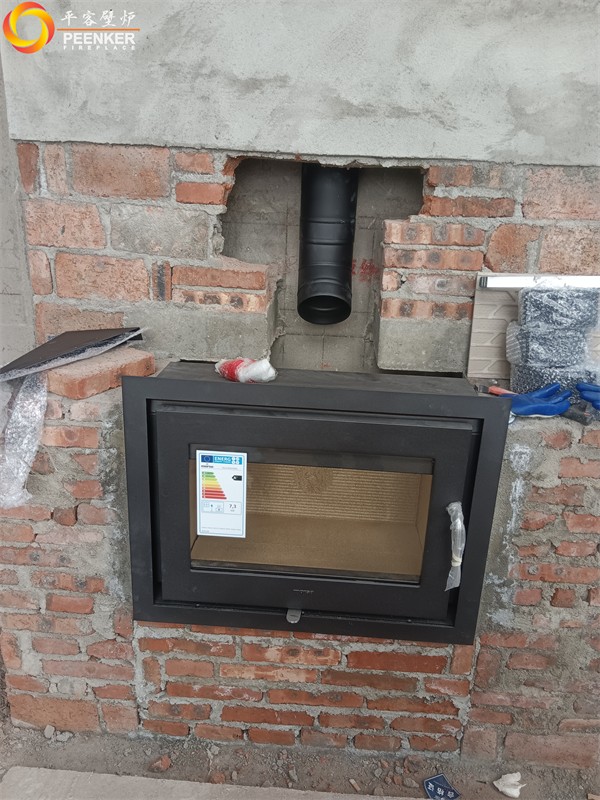 岳陽華容自建別墅丹麥Morso 5660嵌入壁爐安裝.jpg