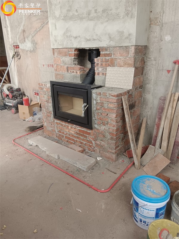 岳陽華容自建別墅丹麥Morso 5660嵌入壁爐安裝.jpg